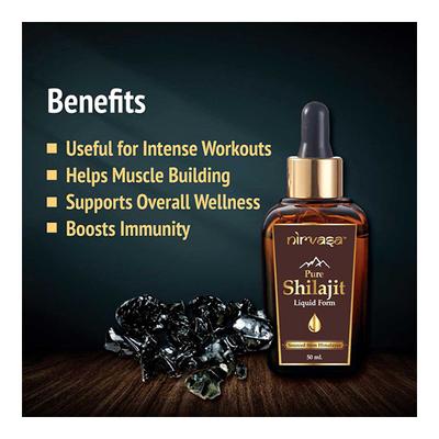 Nirvasa Pure Shilajit Liquid Form 50 ml - Sexual Care