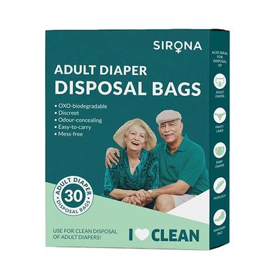 Sirona Premium Adult Diaper Disposal Bags (Pack of 30) 1's - Sanitary Napkins