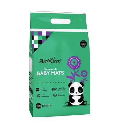 AroKleen Disposable Baby Mats (60 x 60 cm) 10's - Baby Bedding