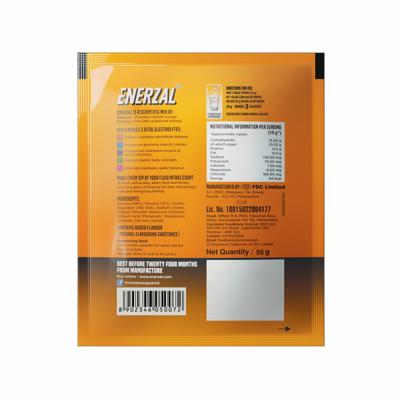 Enerzal Energy and Electrolyte Powder - Orange 50 g - Energy Drinks