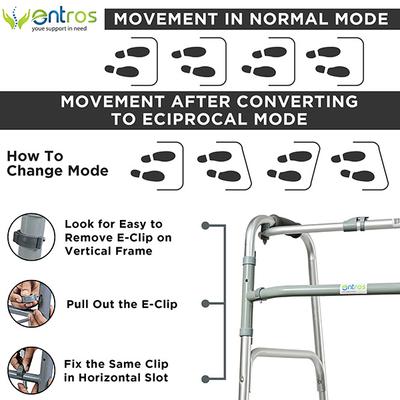 Entros Walker Aluminium (EHS913L) - Walker & Walking Stick