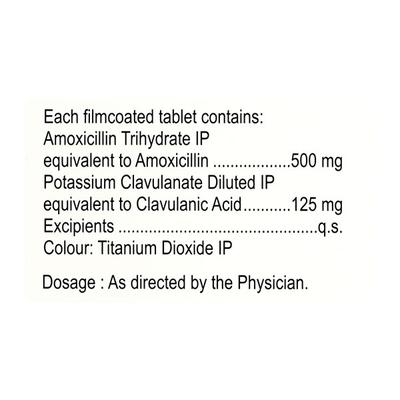 MOXIKEM CV 625 Tablet 10's - Bacterial Infections-Pen