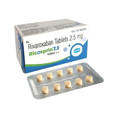 RICOSPRIN 2.5mg Tablet 10's - Blood Clot-Ant