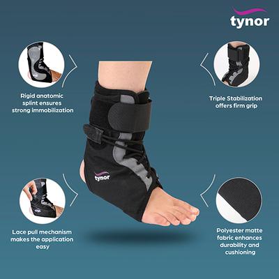 Tynor Ankle Brace Medium D02 1's - Knee/Ankle/Leg/Foot Supports