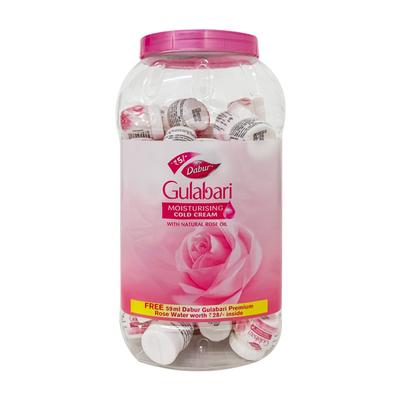 Dabur Gulabari Moisturising Cold Cream (Pack of 50 x 8 ml) - Face Creams