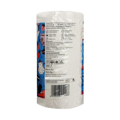 Freshee Super Absorbent Food Safe 2 Ply Premium Kitchen Towels (Pack of 4) - Tissues & Wipes