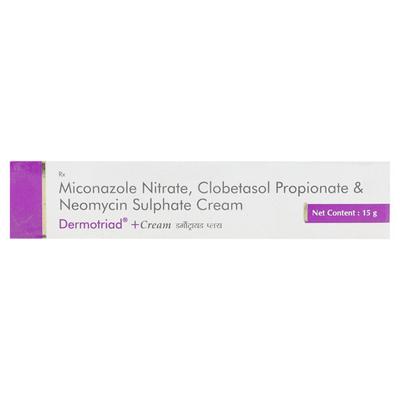 DERMOTRIAD PLUS Cream 15gm - Skin Infections-Toc