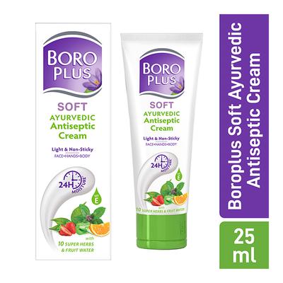 Boro Plus Soft Ayurvedic Antiseptic Cream 25 ml - Personal Care (Ayush)