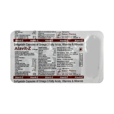 Alavit Z Capsule 10'S - Supplements-Vam