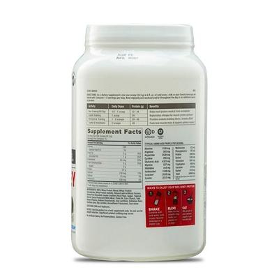 GNC PP 100% Whey Protein Powder - Cookies N Cream 2 lb - Whey Proteins