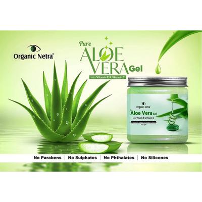 Organic Netra Aloe Vera Gel 200 gm - Face Gels