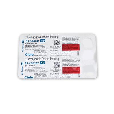 ES LOMAC 40 Tablet 15's - Ulcer/Reflux/Flatulence-Aaa