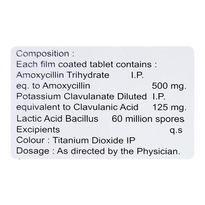 RZCV LB 625 Tablet 10's - Bacterial Infections-Pen