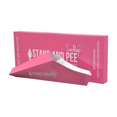 Sannap Stand and Pee Disposable Female Urine Director for Women - 20 Funnels - Intimate Care