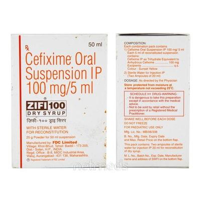 Zifi 100mg Dry Syrup 50ml - Bacterial Infections-Cep