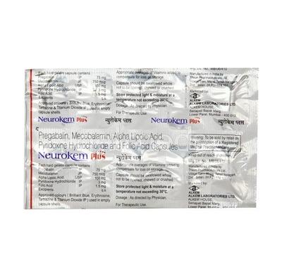Neurokem Plus Capsule 10'S - Neuropathic Pain-Dru