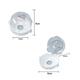 Baby Safety Inc Safe-O-Kid Transparent Stove Knob Guards - Multicolor (Pack of 2) - Baby Safety