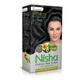 Nisha Creme Hair Color - 1.0 Natural Black 60 gm - Crème