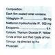 ZILDA M 500mg Tablet 15's - Diabetes-Ant