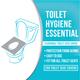 Peebuddy Paper Toilet Seat Cover 250's - Toilet Seat Sanitizer