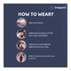 Livinguard Face Mask Ultra With Valve (M) - Blue (Pack of 1) - Face Mask