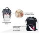 R for Rabbit Caramello Diaper Bag - Black Grey - Diapers & Wipes