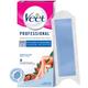 Veet Professional Half Body Wax Strips (Sensitive Skin) 8's with Perfect Finishing Wipes 2's - Hair Removal Accessories