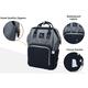 R for Rabbit Caramello Diaper Bag - Black Grey - Diapers & Wipes