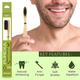 Purexa Biodegradable Bamboo Soft Toothbrush - Charcoal (Pack of 2) - Toothbrushes