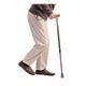 Entros Height Adjustable Walking Stick - Brown (KL920L) - Walker & Walking Stick