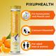 FixUpHealth Biotin Effervescent Tablet - Orange Flavour 20s & FixUpHealth Calcium and Vitamin D3 Effervescent Tablet - Orange Flavour 20s 1's - Hair & Skin