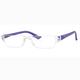 Klar Eye Rectangle Rimless K-511 Reading Glass - Purple, 2.5 Power - Men Eyeglasses