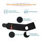 Be Safe Forever Wristband - Black - Knee/Ankle/Leg/Foot Supports