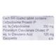 YCEPO CV 325mg Tablet 10's - Bacterial Infections-Cep