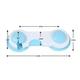 Baby Safety Inc Safe-O-Kid - Easy to Use, Dotted with Smiley Ends Child Proof Cabinet Lock - Baby Safety