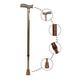 Entros Height Adjustable Walking Stick - Brown (KL920L) - Walker & Walking Stick