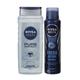 Nivea Men Pure Impact Shower Gel 500 ml & Fresh Active Spray 150 ml - Shower Gels & Body Wash