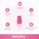 Purna Gummies Immunity Multivitamin Strawberry Gummies for Adults, Vitamins A, C, D, E, B12 30's - Women Health