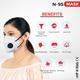 Shield Xtra N95 Anti Pollution Face Mask with Valve - Ear Loop 15's - Face Mask