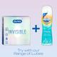 Durex Invisible Super Ultra Thin Condoms for Men 3's - Plain/Flavoured Condoms