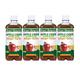 Green Elements Apple Cider with Mother Vinegar - Ginger & Garlic (Pack of 4 x 500 ml) - Apple Cider Vinegars