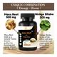 Puraberry Maca Root with Ginkgo Biloba 800 mg Veg Capsule 60's - Herbal Dietary Supplement