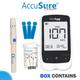 AccuSure Sensor Gluco Meter with 25 Strips - Blood Glucose Monitors/Test Strips