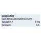 TADAFLOW 5 Tablet 4's - Impotence/Erectile Dysfunction (Ed)