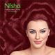 Nisha Creme Hair Color Pouch - 3.16 Burgundy 40 gm - Crème