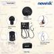 Newnik Aneroid Type Sphygmomanometer with Free Stethoscope (SP501) - Blood Pressure Monitor Device