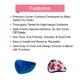 Baby Safety Inc Safe-O-Kid Tear Drop Corner Caps - White (Pack of 4) - Baby Safety