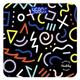 Vandelay Spirit Series Body Weighing Scale - Squiggly Lines - Health Monitoring Devices