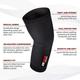 Chevalier Elbow Sleeves Compression Braces - Black (M) - Abdomen/Neck/Arm/Elbow Supports
