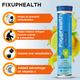FixUpHealth Electrolytes Effervescent Tablet - Lemon Flavour & FixUpHealth Glutathione Effervescent Tablet - Strawberry Flavour 15s 1's - General Health